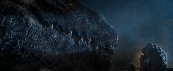 Godzilla: Dr. Niko Tatopoulos (Matthew Broderick) face à Godzilla