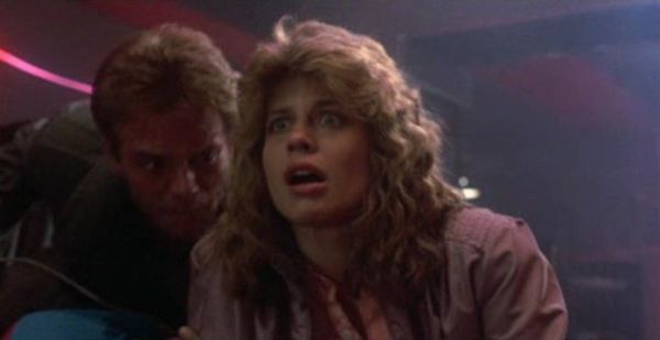 Terminator 1: Kyle Reese (Michael Biehn) et Sarah Connor (Linda Hamilton)