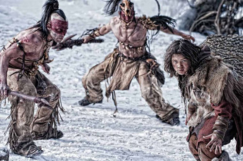 Conan le barbare: Pictish Scout (Franco Columbu), King Osric (James Earl Jones) et Red Hair (Luis Barboo)