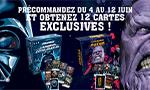 L'Ascension du côté obscur et de Thanos en précommande : 12 cartes exclusives en bonus