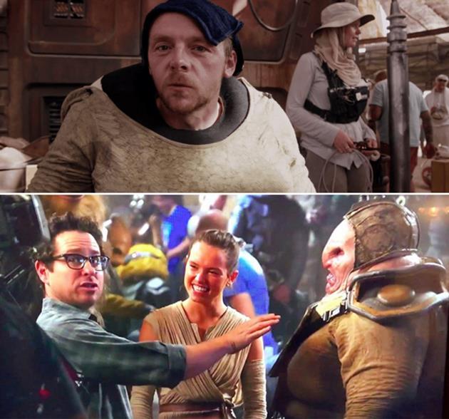 Simon Pegg joue dans le réveil de la force