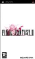 Final Fantasy II - PSP UMD PSP - Ubisoft