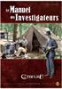 L'appel de Cthulhu 6ème édition : Le manuel de l'investigateur A4 Couverture Rigide - Editions Sans-détour