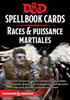Dungeons & Dragons 5ème édition : Spellbook Cards : Races et Puissance martiale Accessoires de jeu Cartes à jouer - GaleForce Nine