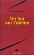 Un Feu sur l'Abîme Hardcover - Robert Laffont