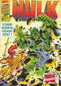 Hulk : Semic/Marvel France : 34 . Le grand retour du géant vert! Hulk : Semic/Marvel France : 34 . Le grand retour du géant vert!