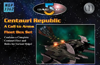 Babylon 5: A Call to Arms : Centauri Republic Fleet Box Set