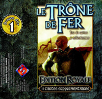 Le trône de fer JCC : Extension Edition Royale - Booster Le trône de fer JCC : Extension Edition Royale - Booster