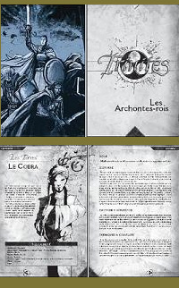 Trinités 1ère édition : Les Archontes-rois - Ecran et livret Trinités 1ère édition : Les Archontes-rois - Ecran et livret
