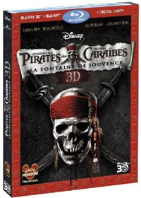 Pirates des Caraïbes, la fontaine de jouvence Blu-ray 3D