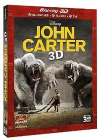 John Carter Combo Blu-ray 3D + Blu-ray + DVD