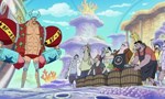 One Piece 15x57 ● Le départ définitif ! Adieu l'île des hommes-poissons !