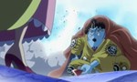 One Piece 19x54 ● Offrir une coupe de saké. Le valeureux Jinbe rembourse sa dette !