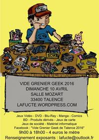 Vide grenier geek de Talence 2016