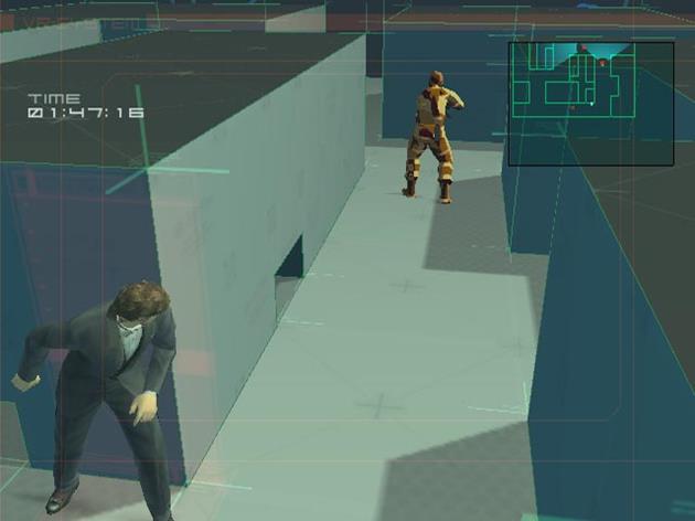 Snake lors des nombreuses missions VR.