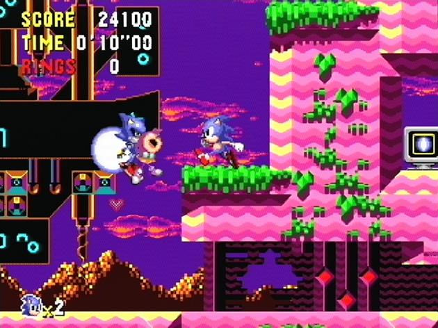 Ha les vieux Sonic de megadrive...