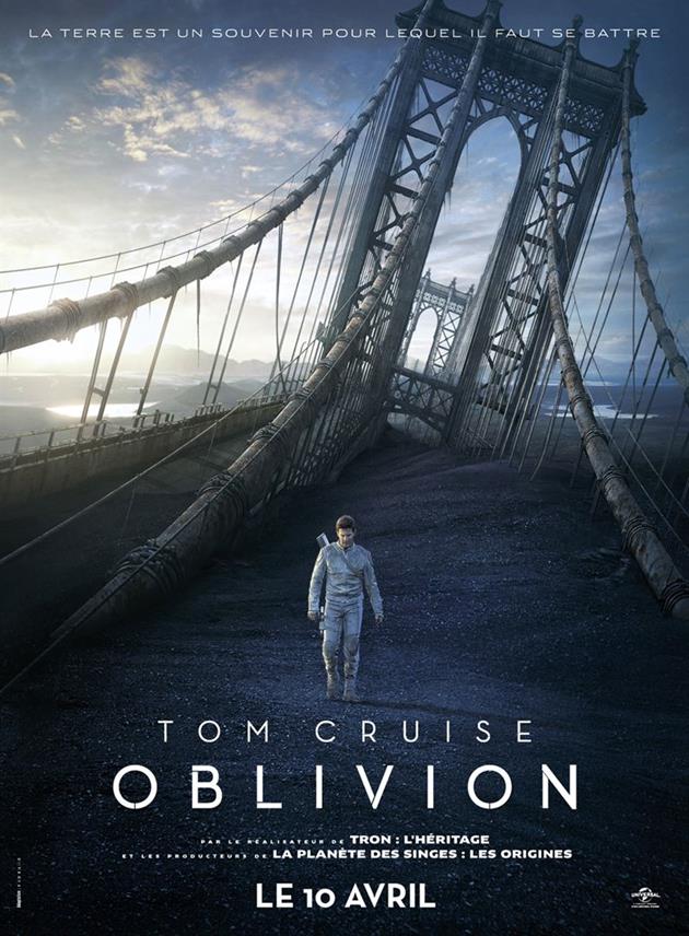 Affiche Teaser FR Oblivion - Pont de New York