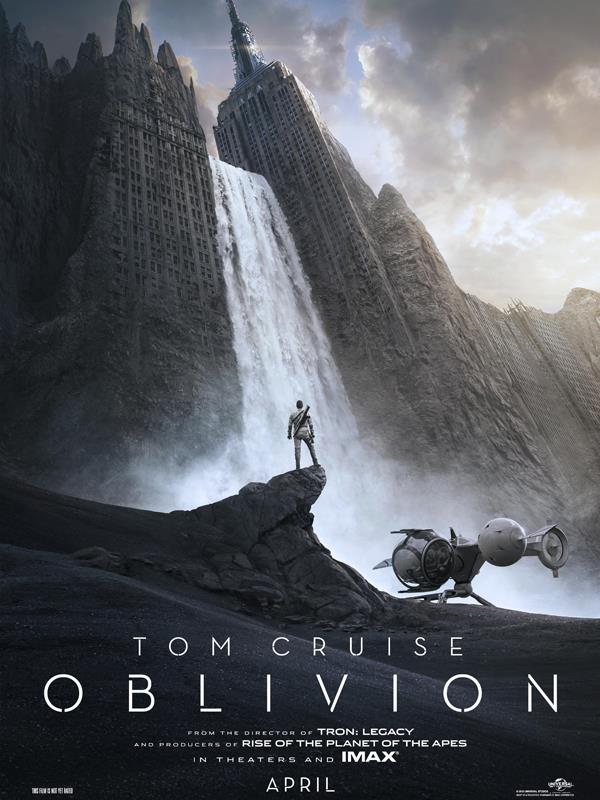 Affiche Teaser US d'Oblivion - Empire State Building