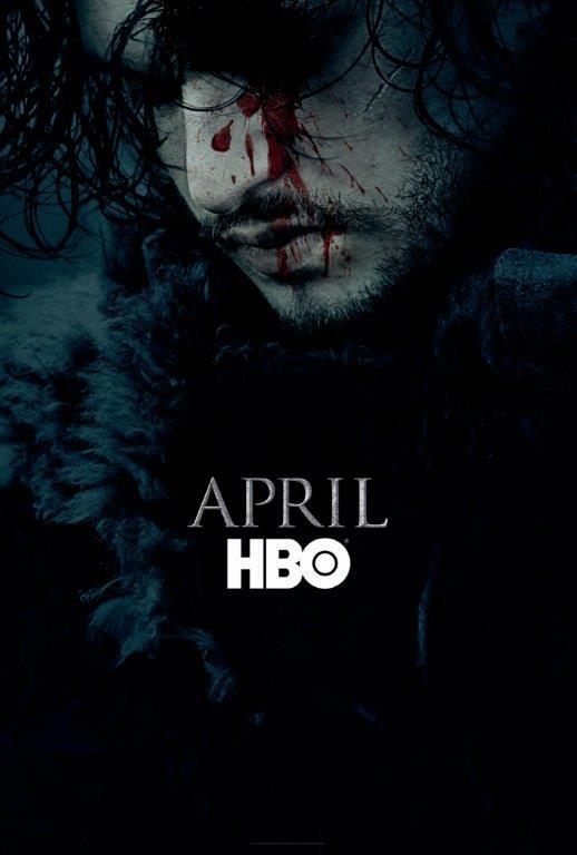 Affiche Promotionnelle teaser saison 6 Jon Snow