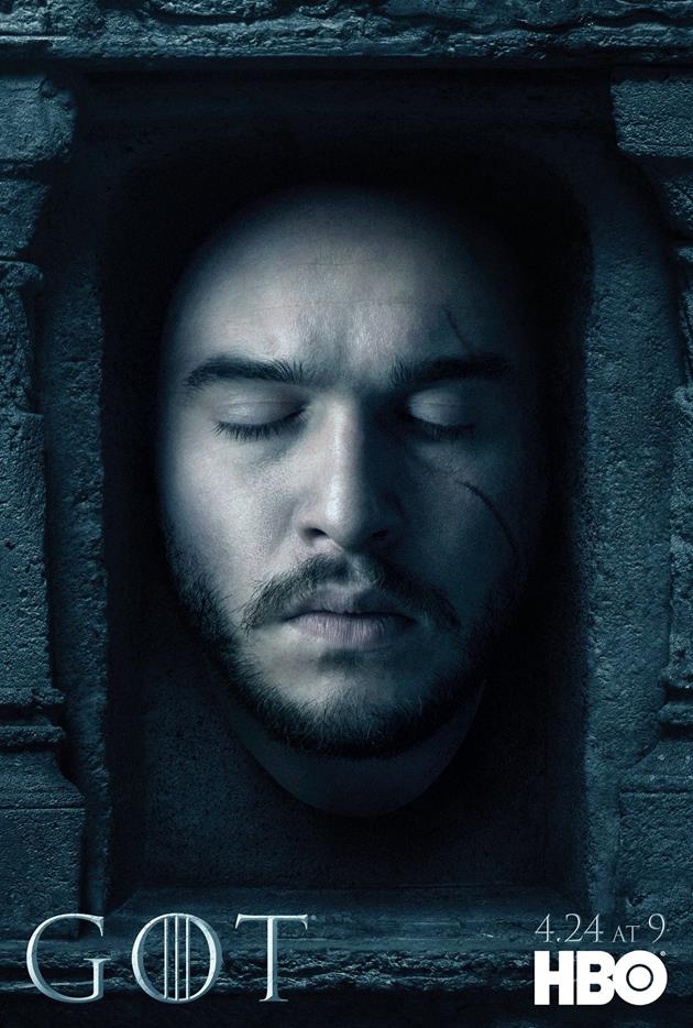 Affiche Promotionnelle - Tête de Jon Snow