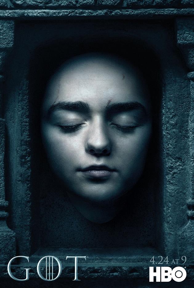 Affiche Promotionnelle - Tête d'Arya Stark
