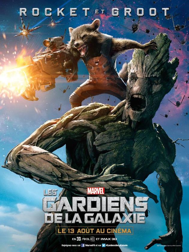 Affiche Rocket et Groot