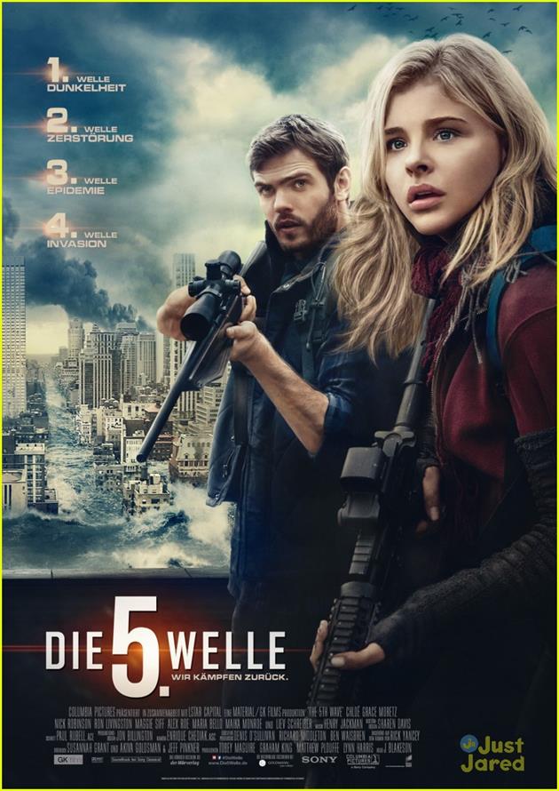 Affiche allemande - Die 5 Welle