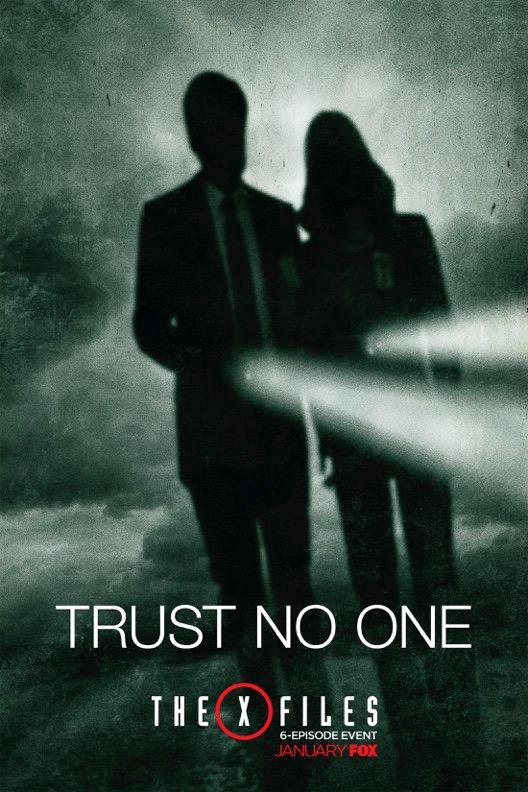 Affiche Trust No One - old school