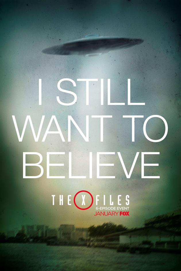 Affiche I Still Want to Believe - Soucoupe volante