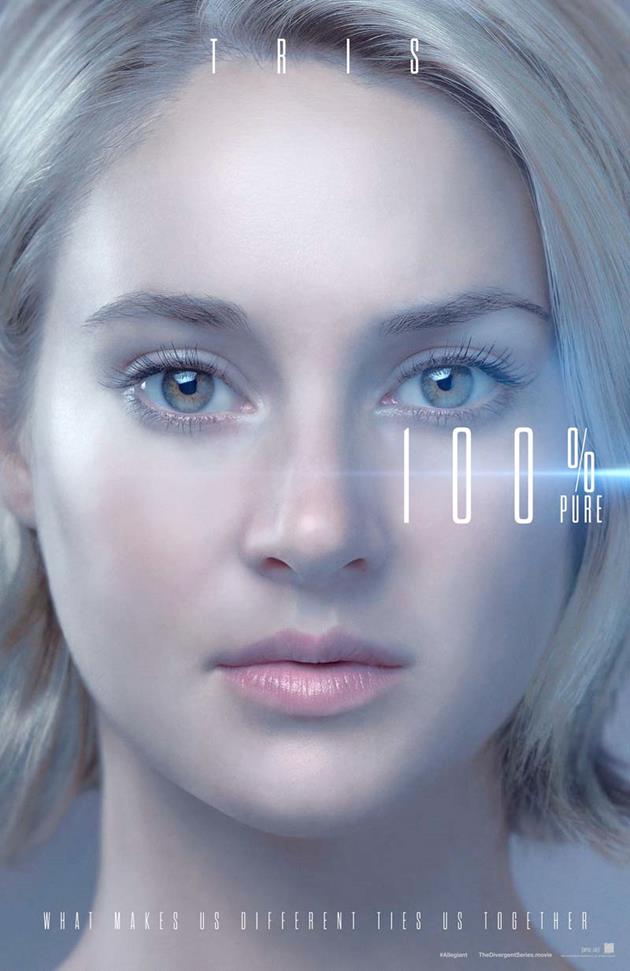 Poster Allegiant - Tris 100% pure