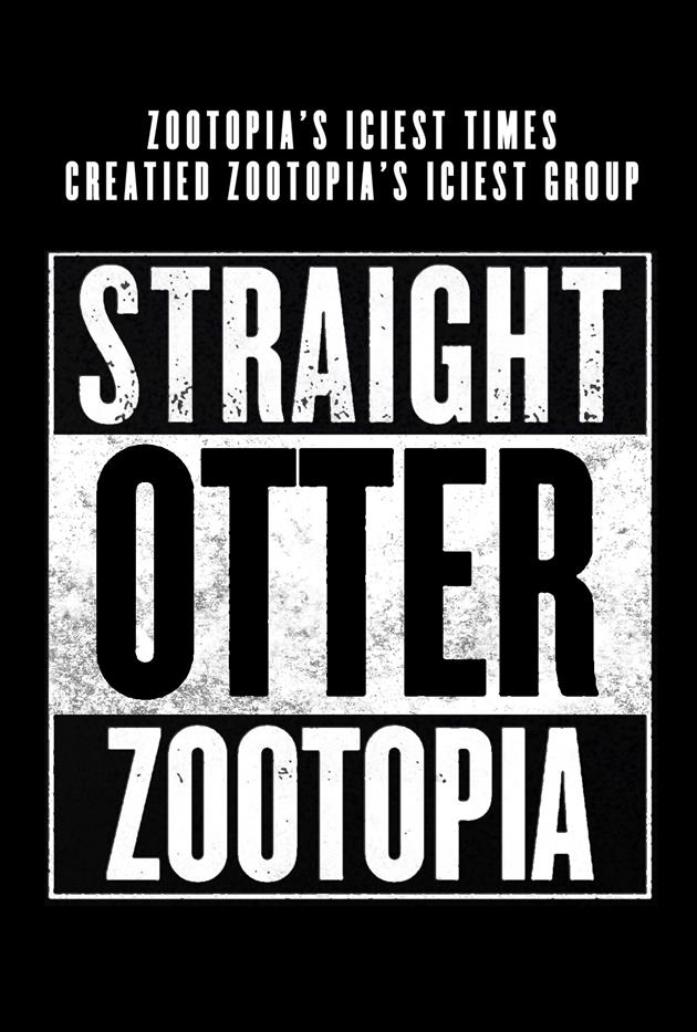Affiche Straight Otter Zootopia