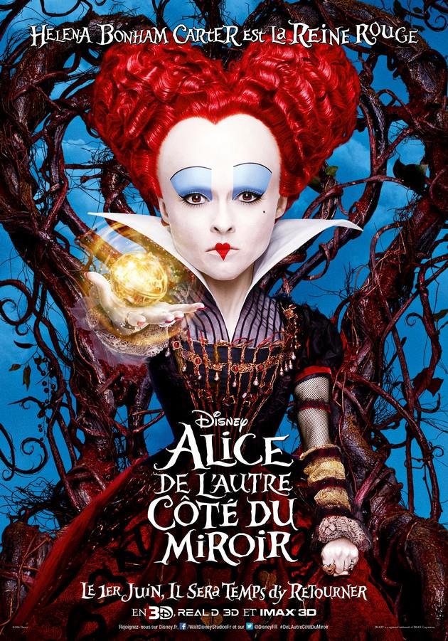 Affiche Helena Bonham Carter est La Reine Rouge