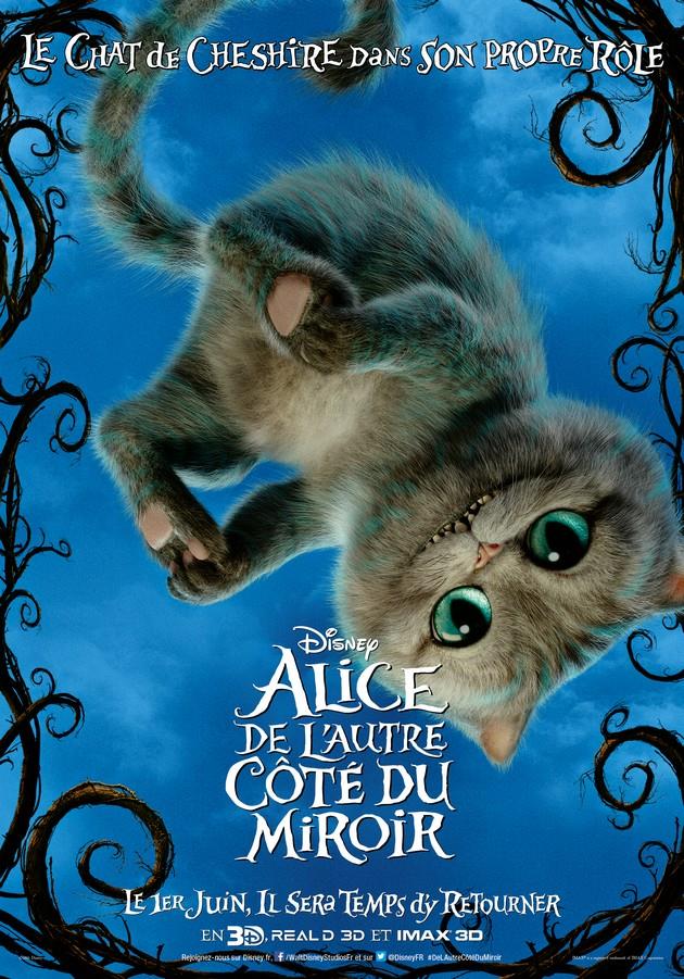 Affiche le chat de Cheshire dans son propre rôle