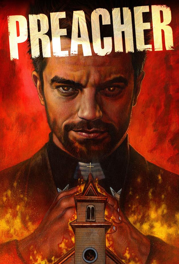Affiche Preacher - Prions pour que l'église ne soit pas un enfer