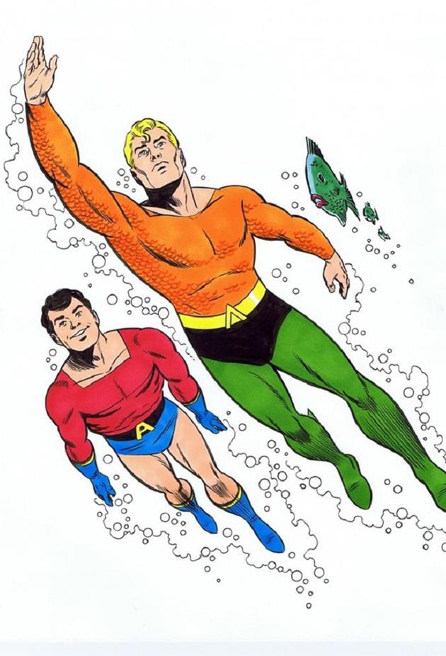 Aquaman le dessin animé - Extrait du comics en poster