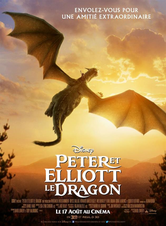 Affiche Peter et Elliott le Dragon - Envolez vous pour une amitié extraordinaire - Nuit