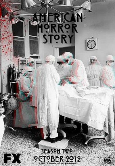 Affiche American Horror Story saison 2 Asylum - Opération sanglante
