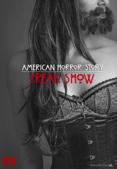 Affiche American Horror Story saison 4 Freak Show - La femme à barbe
