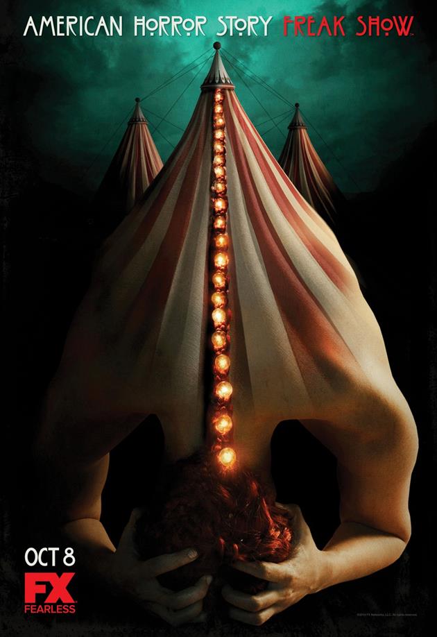 Affiche American Horror Story saison 4 Freakshow - Homme chapiteau