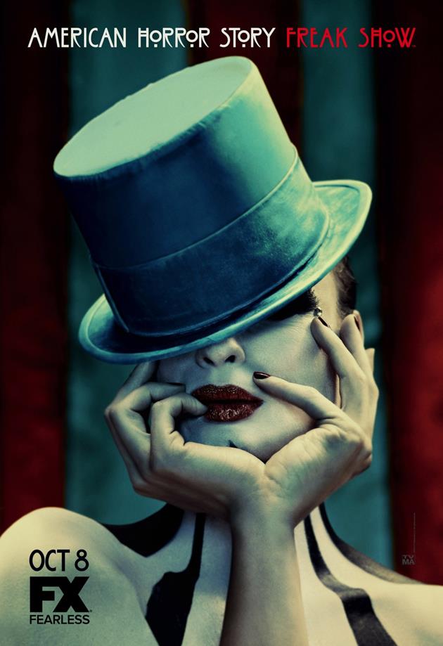 Affiche American Horror Story saison 4 Freak Show - Chapeau l'artiste
