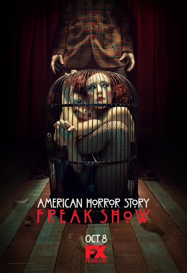 Affiche American Horror Story saison 4 Freak Show - La cage aux femmes