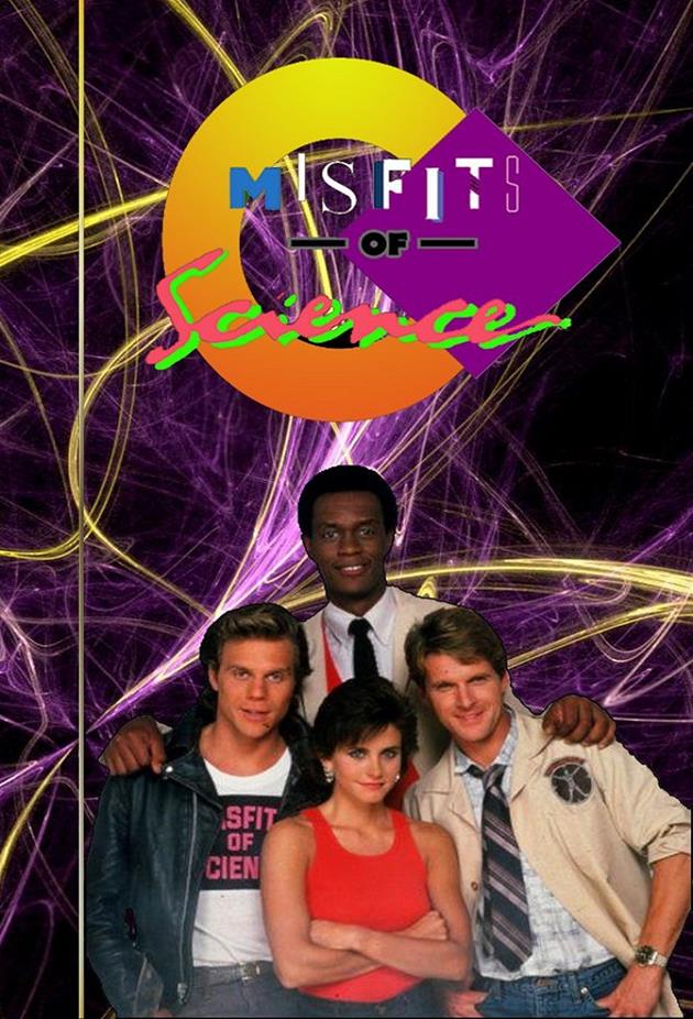 Affiche et logo des Misfits of Science alias Superminds