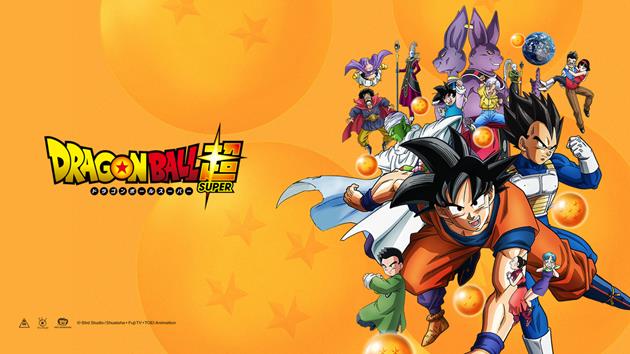 Fond d'écran avec les personnages principaux de Dragon Ball Super