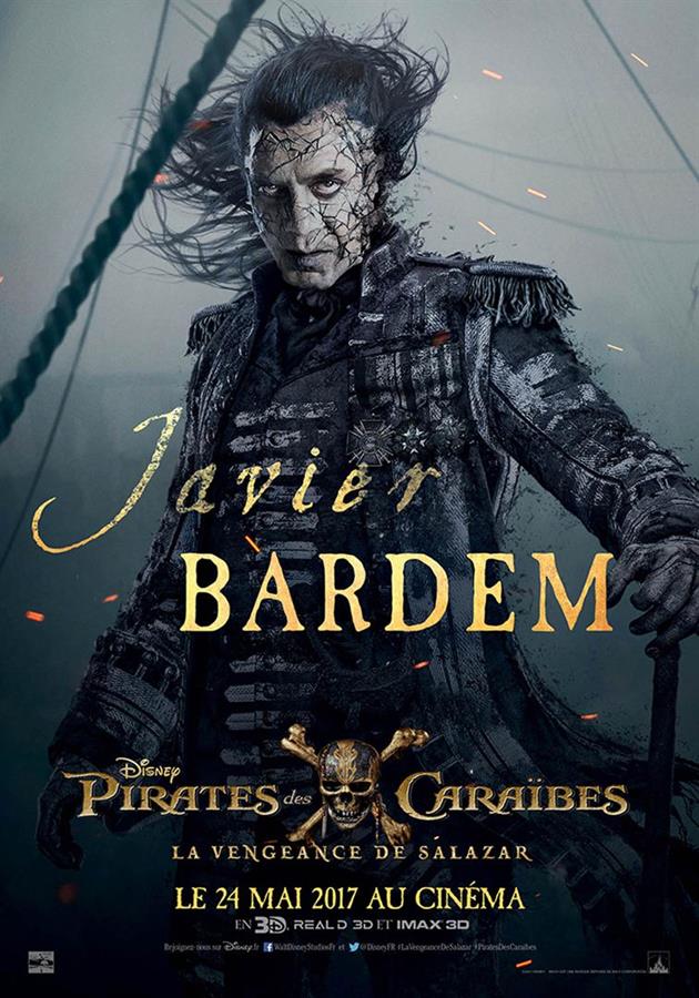 Affiche Pirates 5 - Javier Bardem