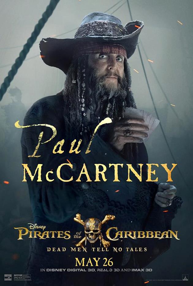 Affiche Pirates 5 -  Paul Mc Cartney