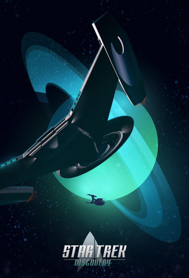 Affiche Star Trek Discovery position attaque