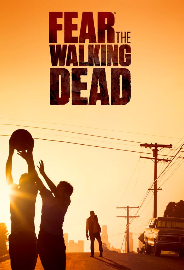 Affiche fear the Walking Dead - basket zombie