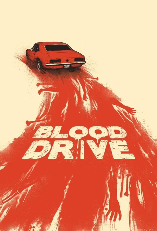 Affiche trace de sang pour Blood Drive