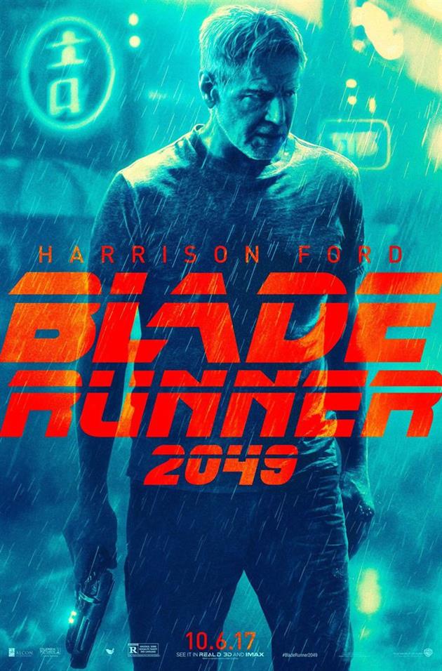 Affiche teaser Harrison Ford Blade Runner 2049