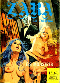 Zara la vampire : Les Monstres #7 [1976]